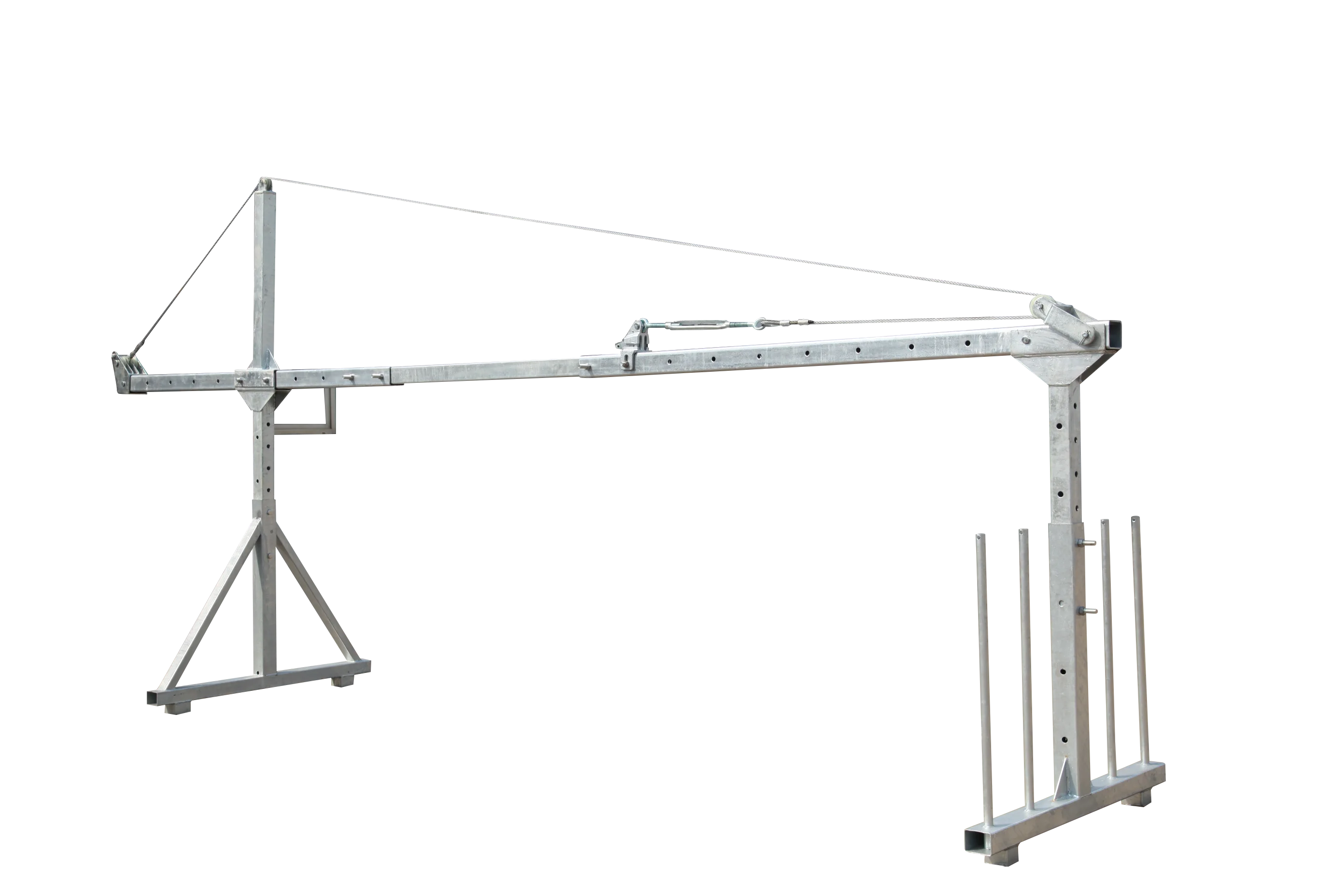 Suspended Platform Hoist For Construction Site External Wall Counterweight Gondola Swing Stage Scaffold