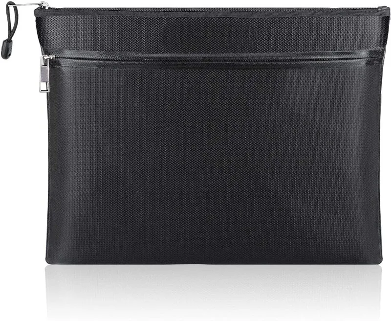 Custom Safe For Money Passport Fire Resistant Document Fireproof Safety Bag