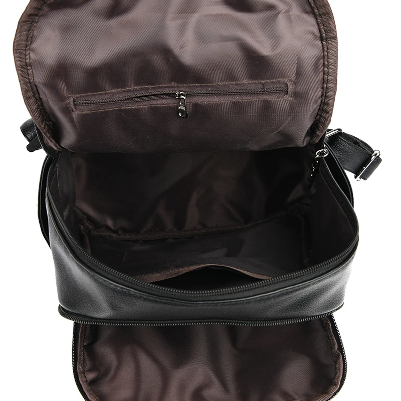 Design Soft Leather Backpack Ladies Travel Rucksacks Large School Bags for Girls Fashion Backpack Women Shoulder Bags