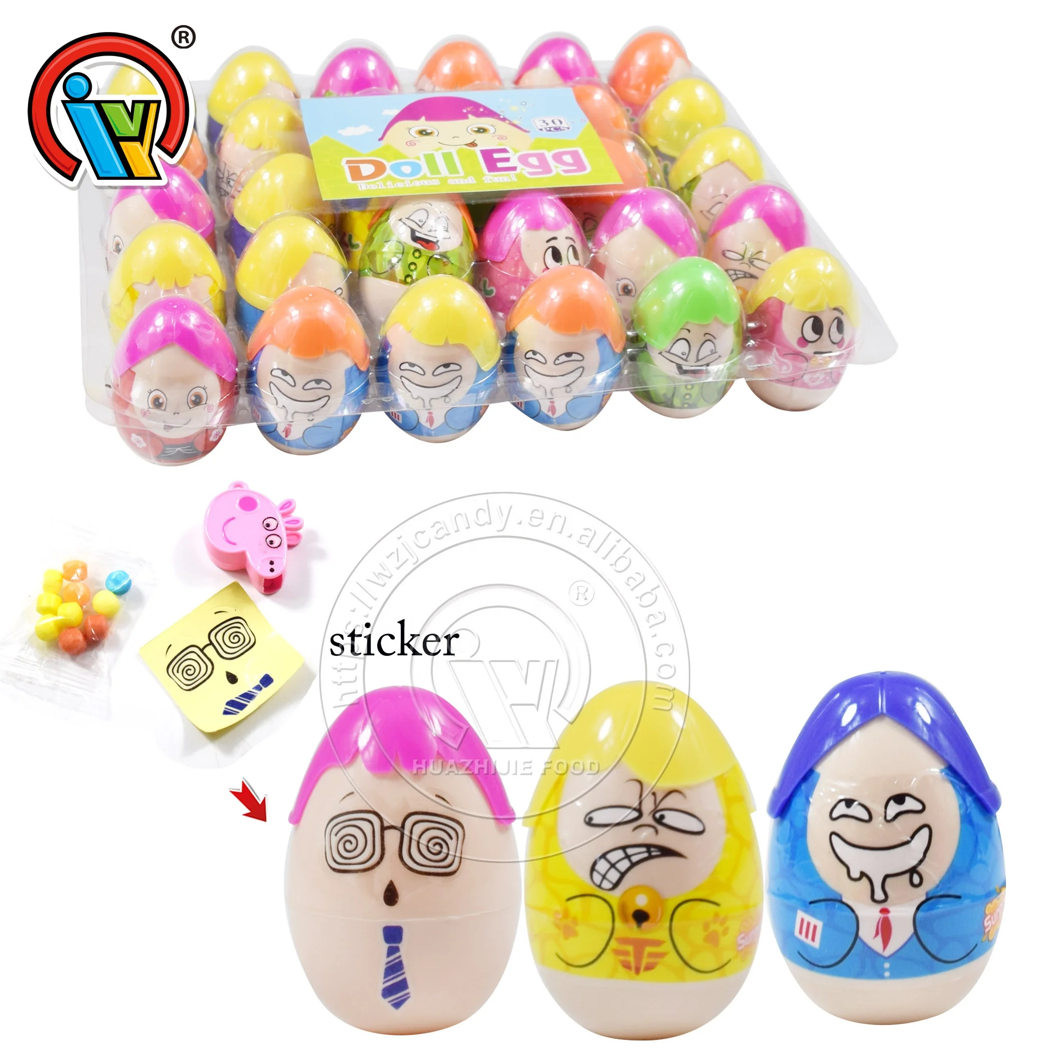 China Manufacturer Surprise Egg Toy Candy for Kids