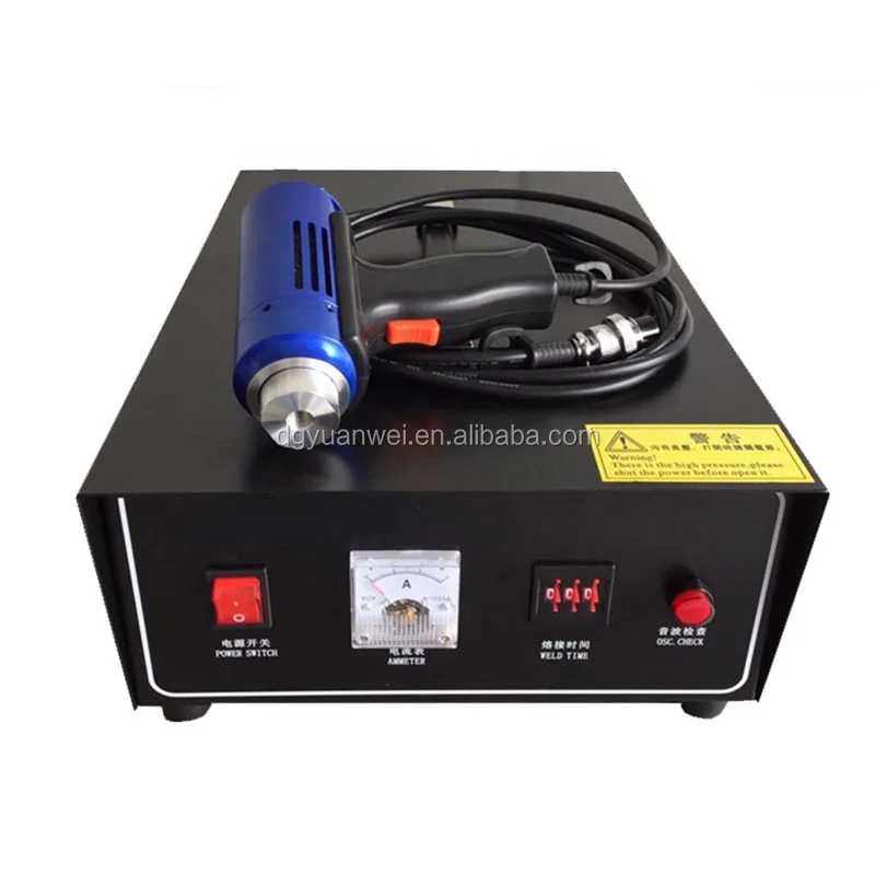 portable ultrasonic spot welding machine for polyester fabric