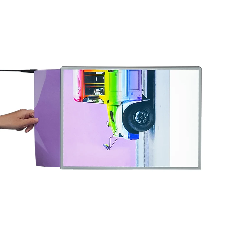 wall picture with led light led giant picture frame led light poster display board