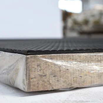 Тонкий резиновый черный устойчивый Коврик для пола из коровьей лошади