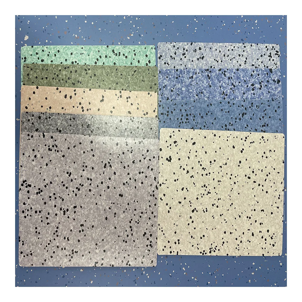 non-directional type ESD hospital vinyl floor conductive homogenous antibacterial antistatic flooring for computer room