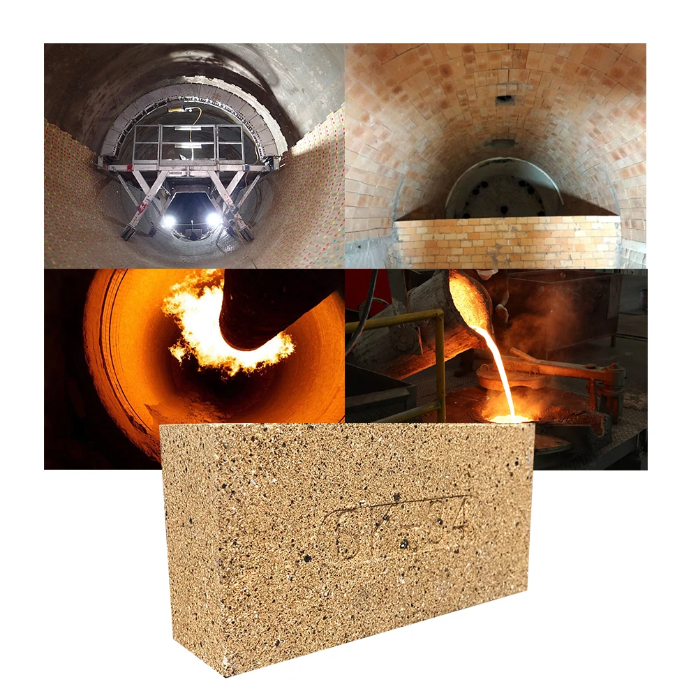 Для химической печи низкая пористость теплоизоляция огнеупорная глина