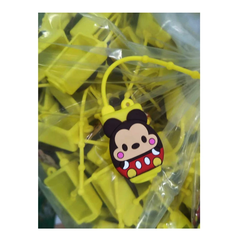 Mini Cute Bear Hand Soap Bottle Holder Travel Portable Silicone holder