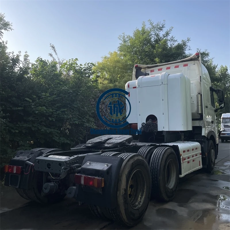 HOWO T7 Used 430HP CNG 6X4 Tractor Tow Euro 5 CNG Truck Hot Sale in Uzbekistan High Proof Long Distance Transport