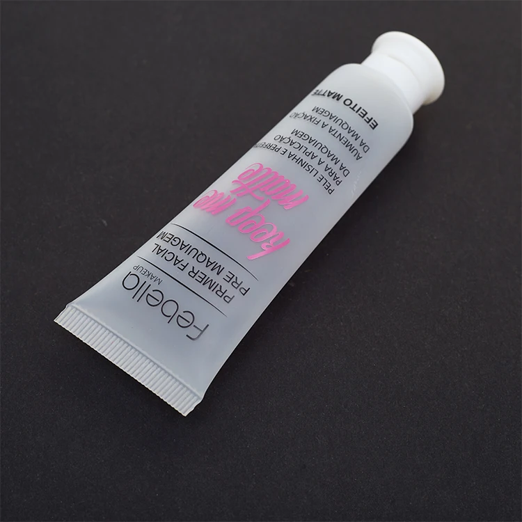 translucent Matte Plastic Squeeze Tube Makeup Cream Lotion Travel Packaging Tube