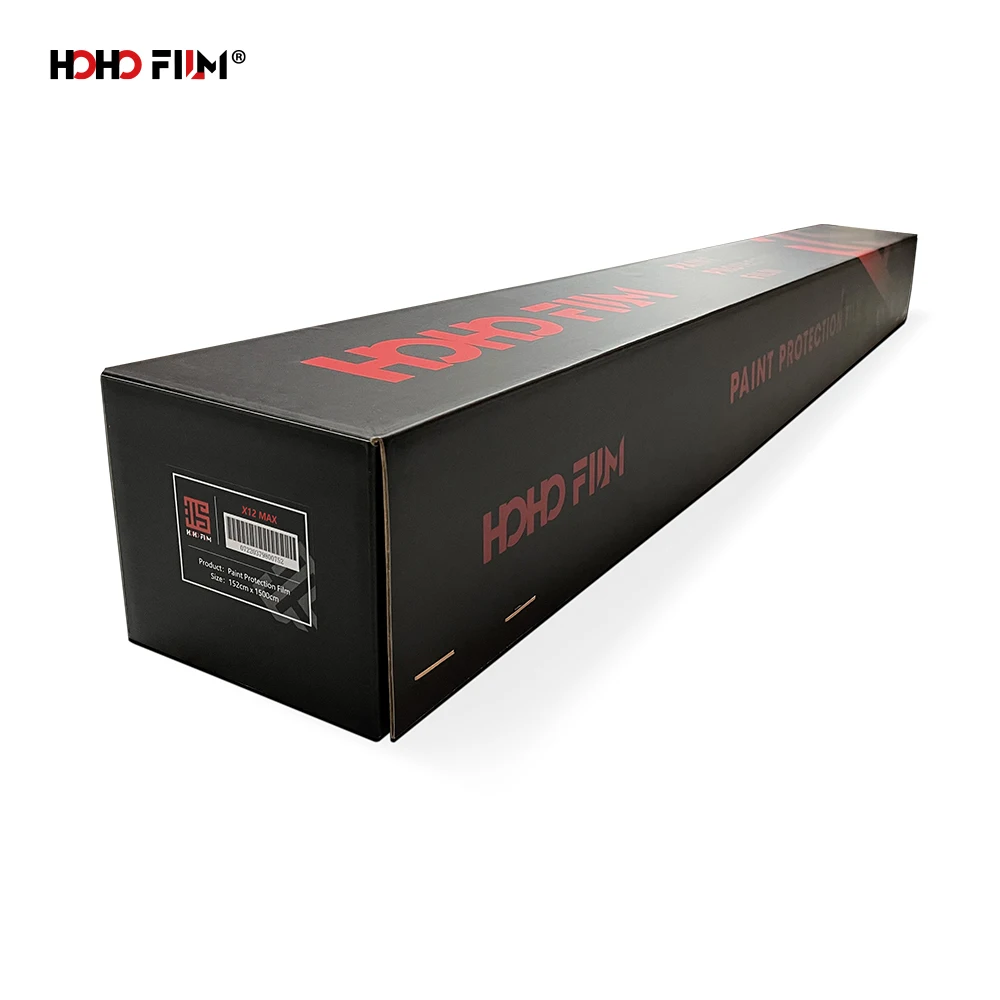 X12 MAX 12mil Thickness Glossy Self-adhesive Transparent TPU PPF Car wrap Films Anti-Scratch Self-Healing Paint Protection Film