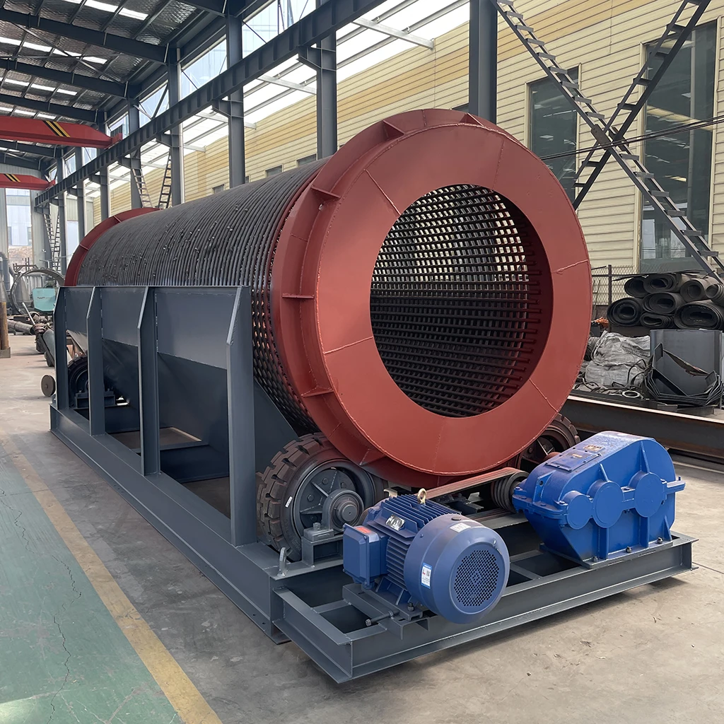Cylindrical Rotary Vibrating Screen Shaftless Tumbler Screen Stable operation, low energy consumption Flexible features