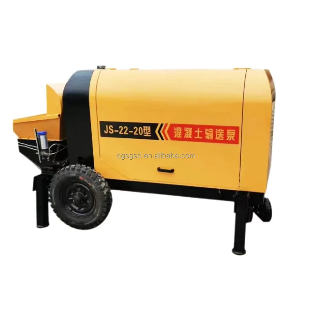 China Manufacturer Mini Concrete Pump Truck mini concrete pump price  Secondary structural concrete transfer pump