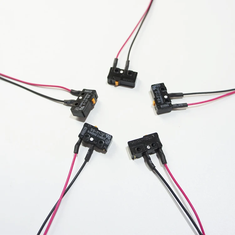 Custom Omron Micro Switch SS-01-3 to JST SH ZH PH 2pin Connector Jumper Wiring Harness Cable Assemblies
