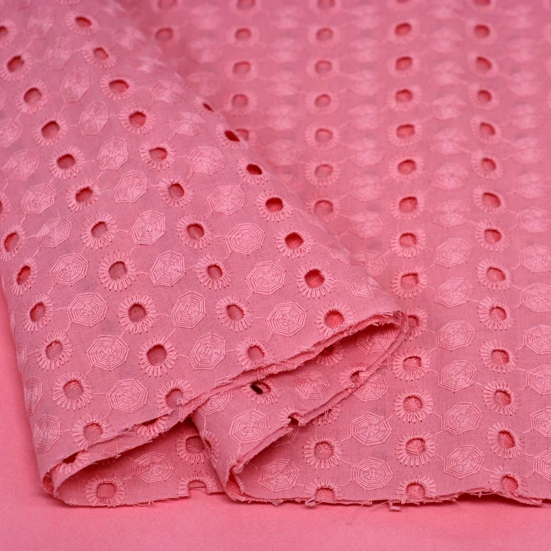 
2020 Cotton punched embroidery eyelet embroidery New arrival product 