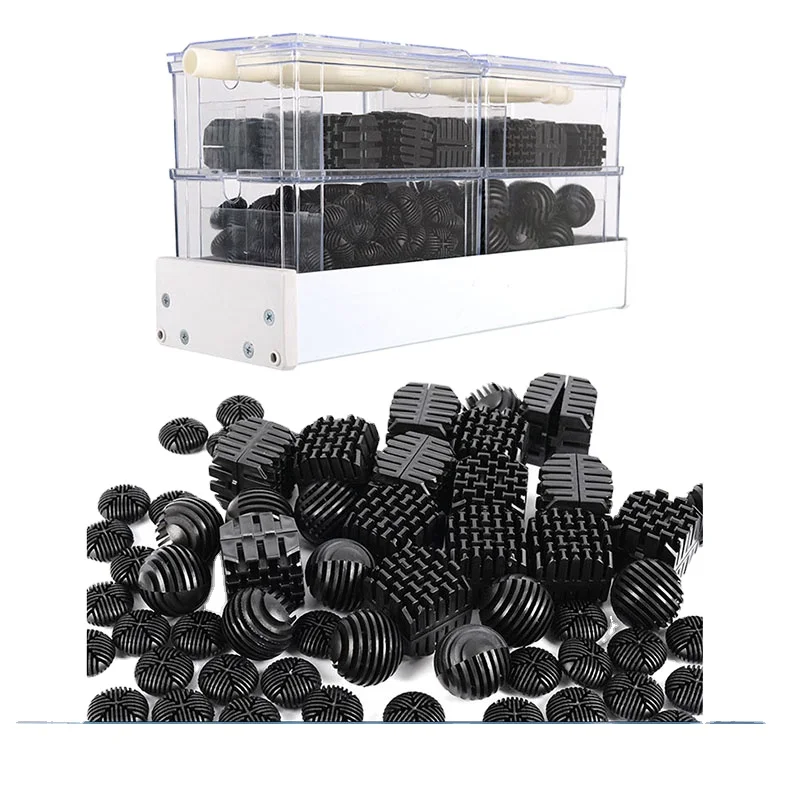 Shanda Aquarium Filter Media Portable Wet Dry Cotton Canister Clear Water Plastic Suspension Bio Ball Aquarium filter ball