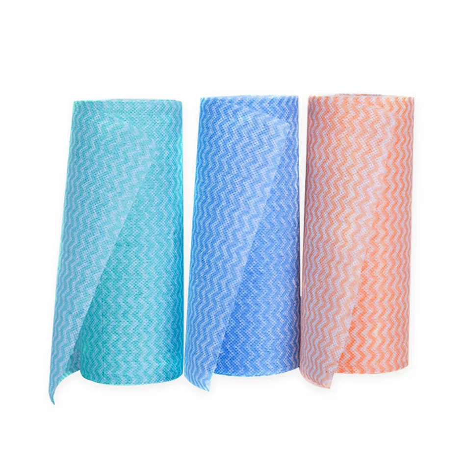 Topeco Non Woven Wipes Roll Dish Rag Cloth Pack Kitchen Cleaning Towels Rags For Cleaning Rags Bulk