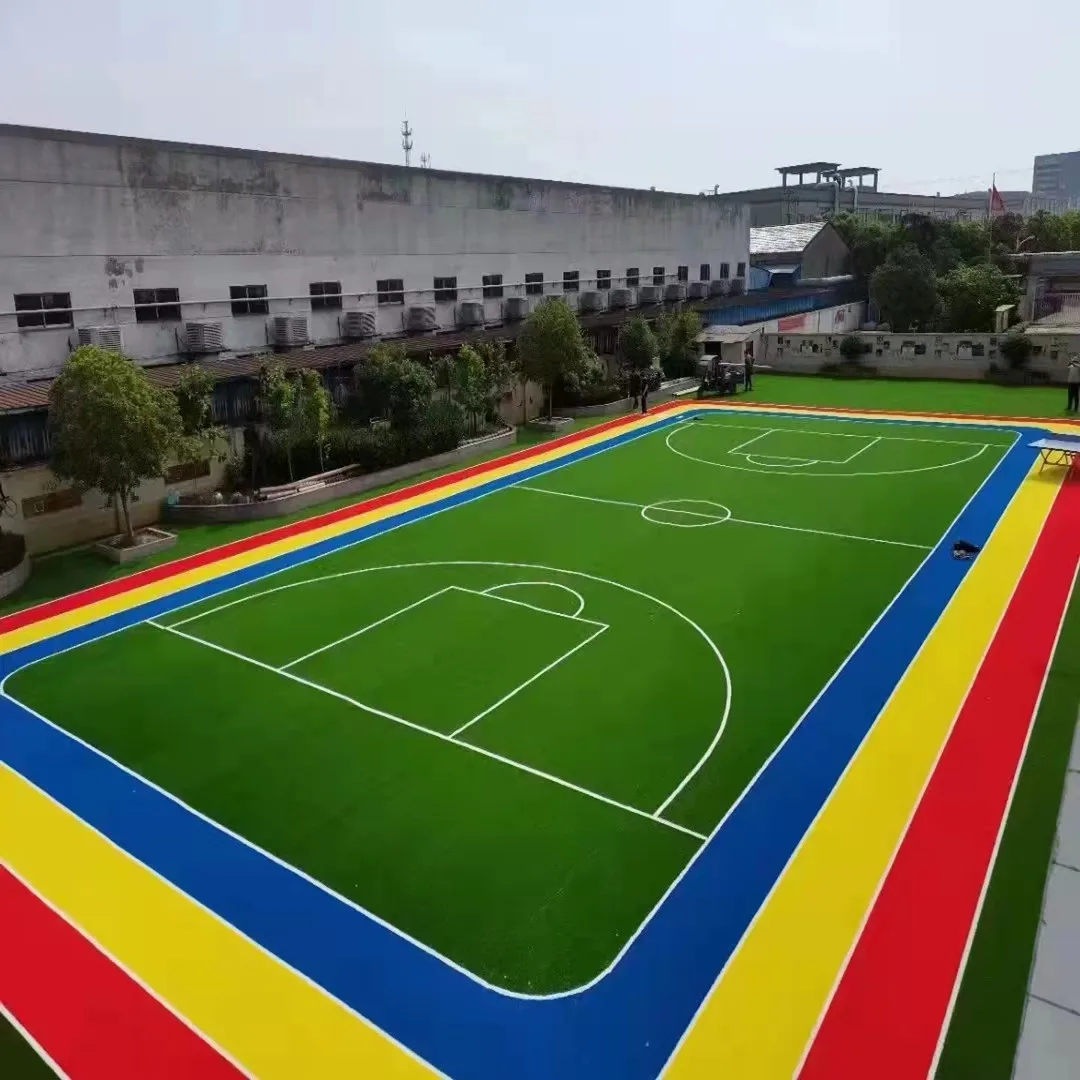 shandong meisen factory price PE pp synthetic grass 50mm for Croquet tennis padel Courts Football soccer playground Sports Turf