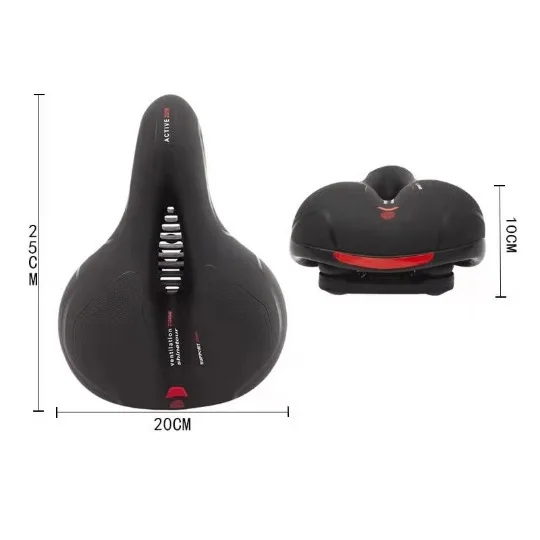 Hot Sale Road bike saddle with reflective strip Waterproof comfortable pu mountain bicycle seat shock absorption