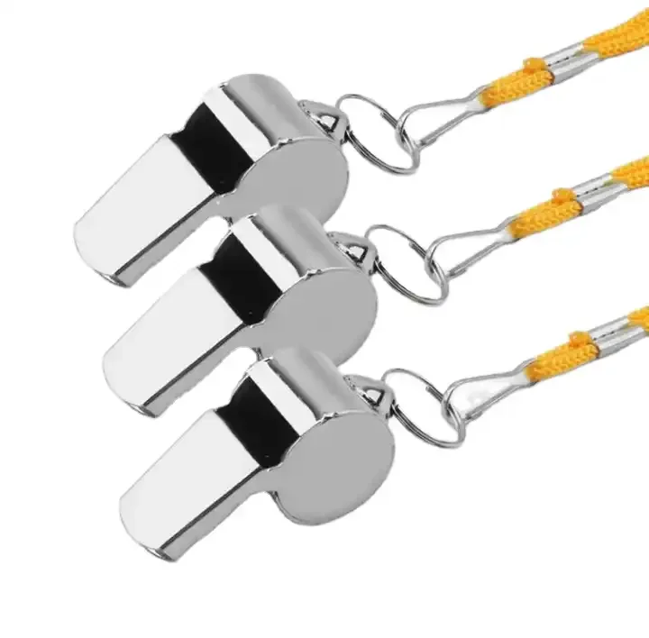 EDC Outdoor Referee Coach Metal Whistle Survival Lifeguard Emergency High-frequency Earthquake Whistle