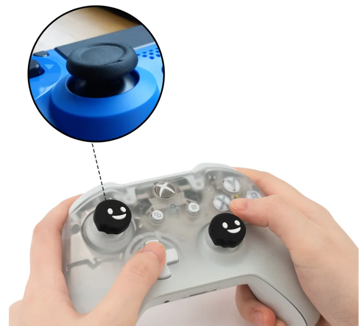 Thumb Grip Hat Soft Silicone Controller Analog Joystick Non-Slip Silicone Handle Protective Cover  for PS5/PS4/Xbox one/Switch