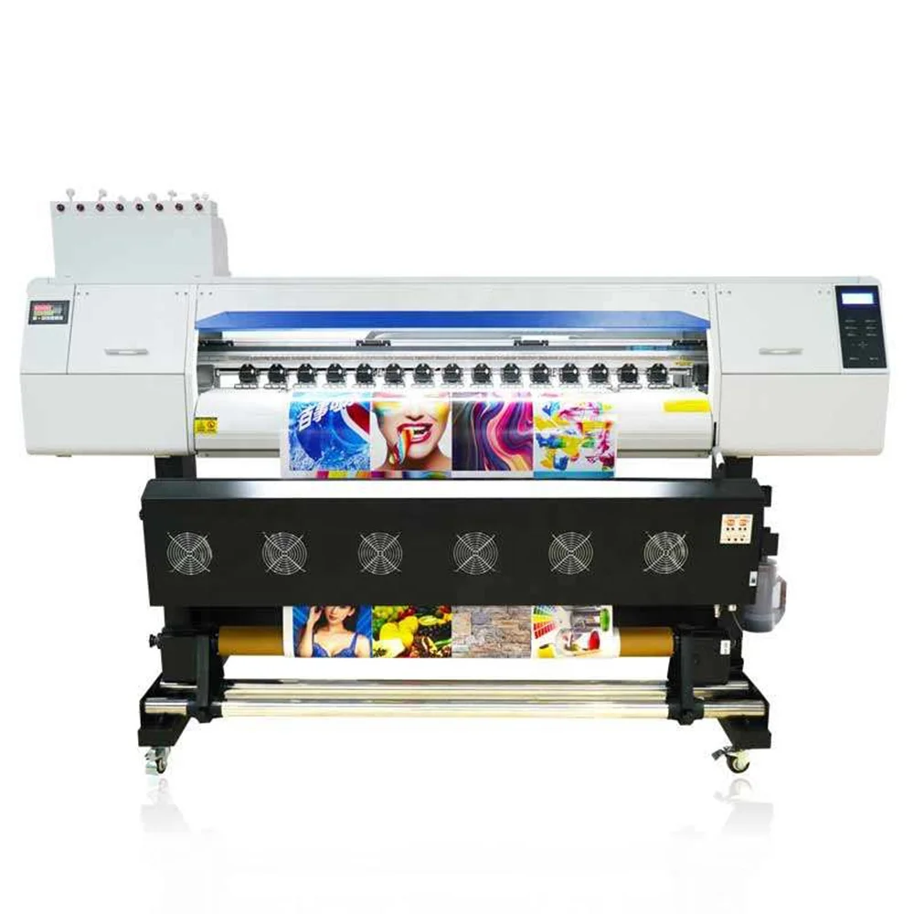 2023 new design High speed 8 color digital banner printing machine roll to roll for small business