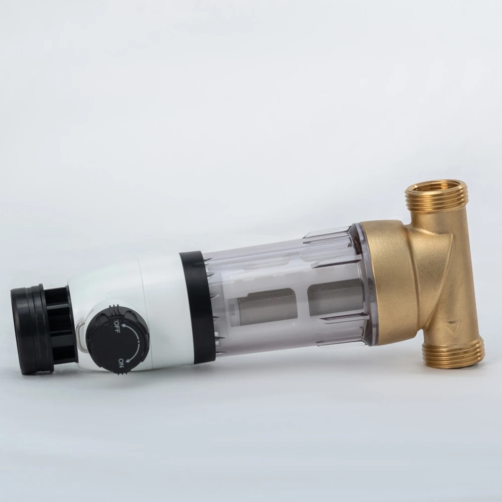 stainless steel spin down sediment filter for whole house water treatment machinery and filtration system protect home appliance