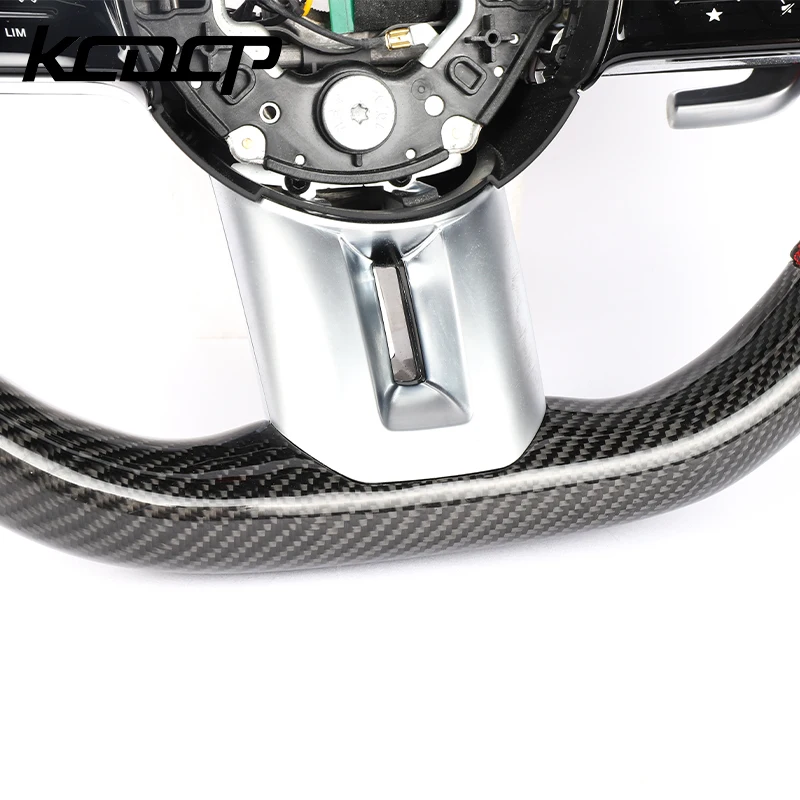 Подходит для Mercedes Benz AMG GT W205 W204 C63 G63 W213 W223 W206 G500 A45 GLA45 E63 G65 C190 X190 X290 руль из углеродного волокна