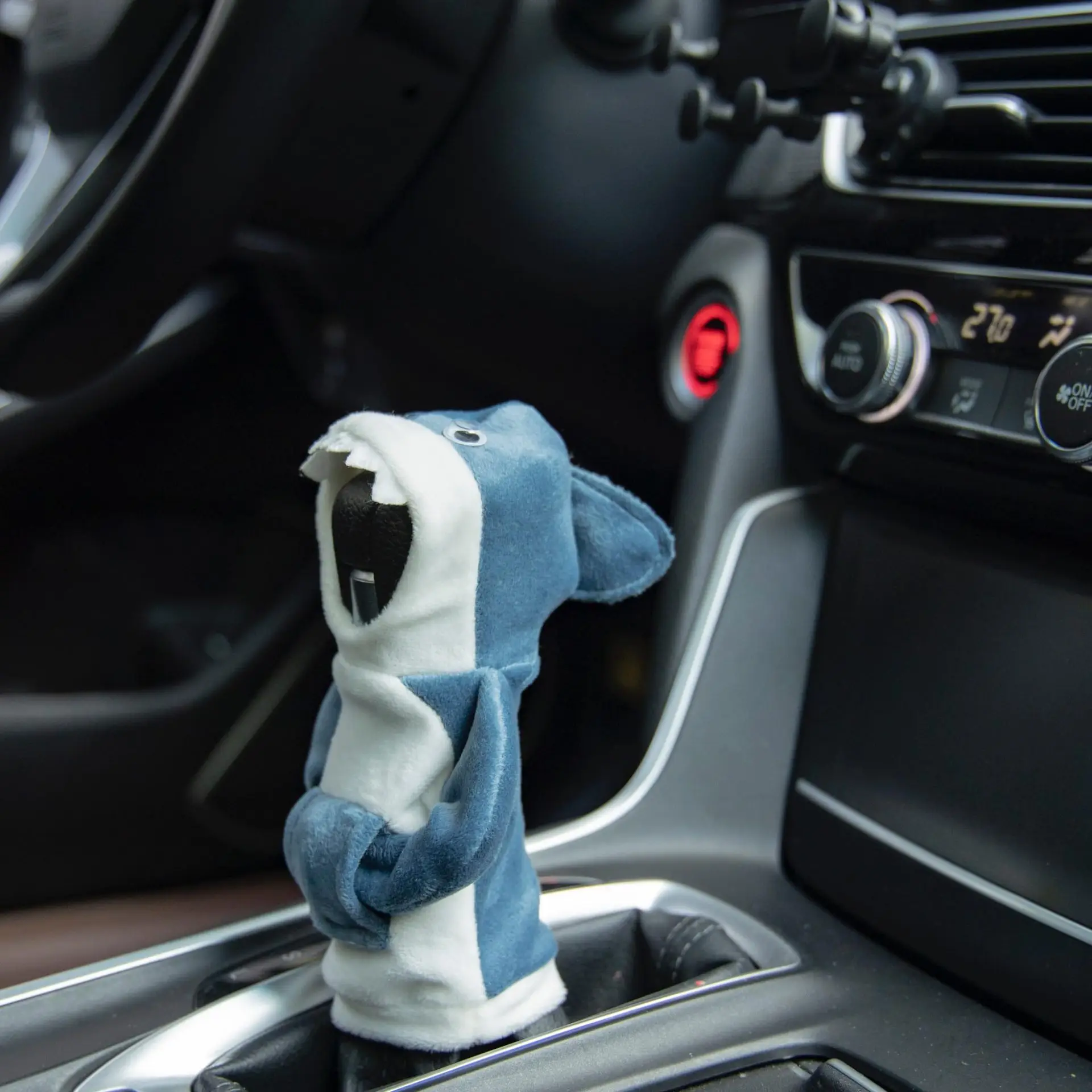 Car Gear Shift Hoodie Knob Cover frog Gearshift Sweater, Mini Shark Gear Stick Car Shifter Hoodie Interior Car Accessories