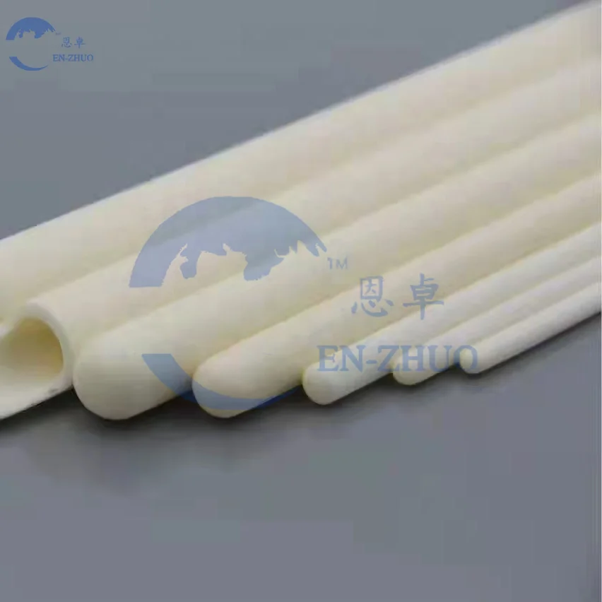 EZ-Zirconium oxide heat resistant high purity corundum ceramic tube 2mm 3mm used for alumina insulating furnace tube