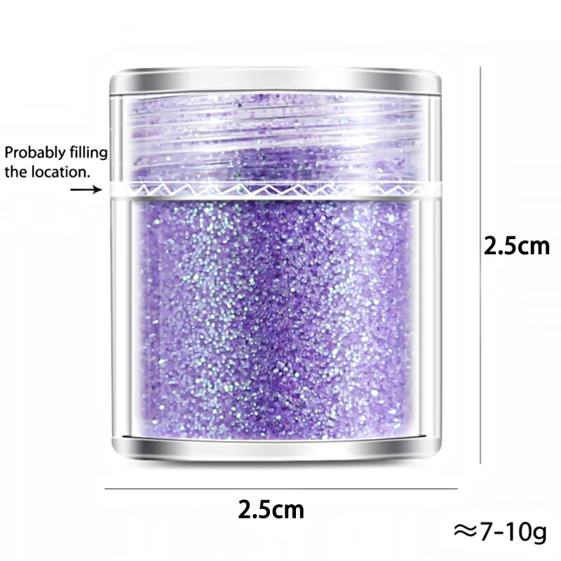Hot sale Tiktok 48 mixed colors glitter different size powder glitter cosmetic grade chunky glitter for tumbler