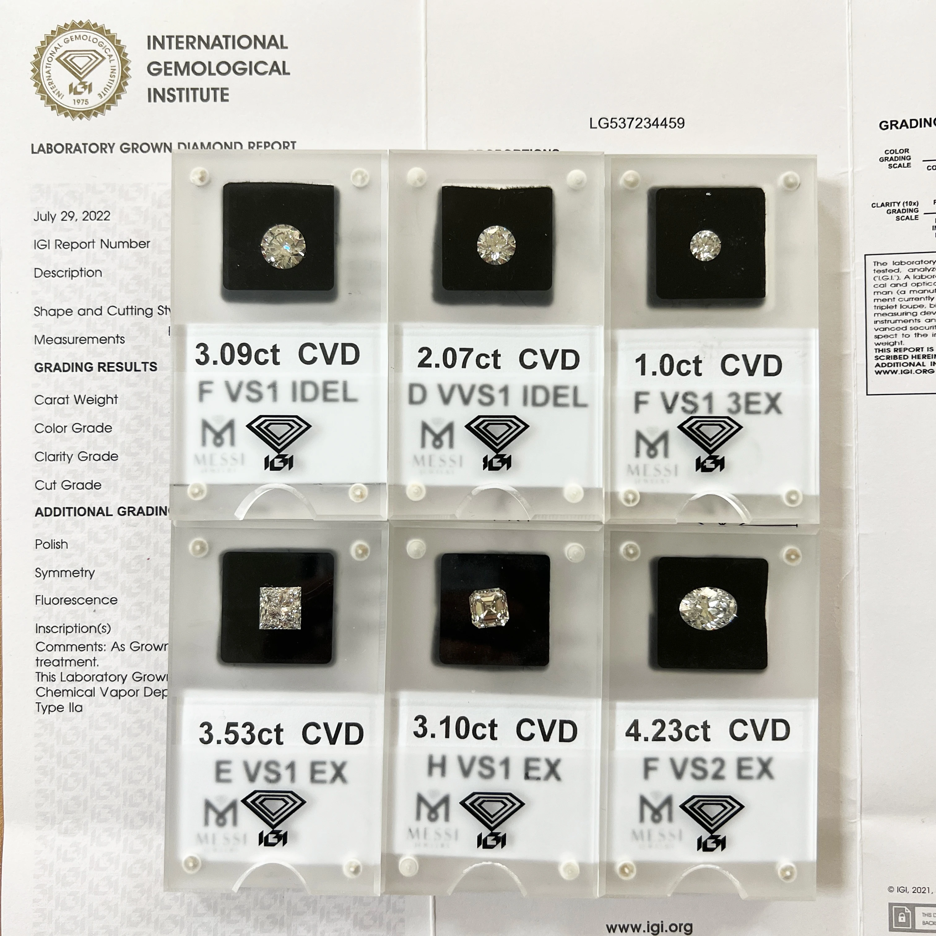 CVD HPHT лабораторный алмаз E F G цвет 8 карат 10 20 россыпь оптом IGI GIA заказной Выращенный