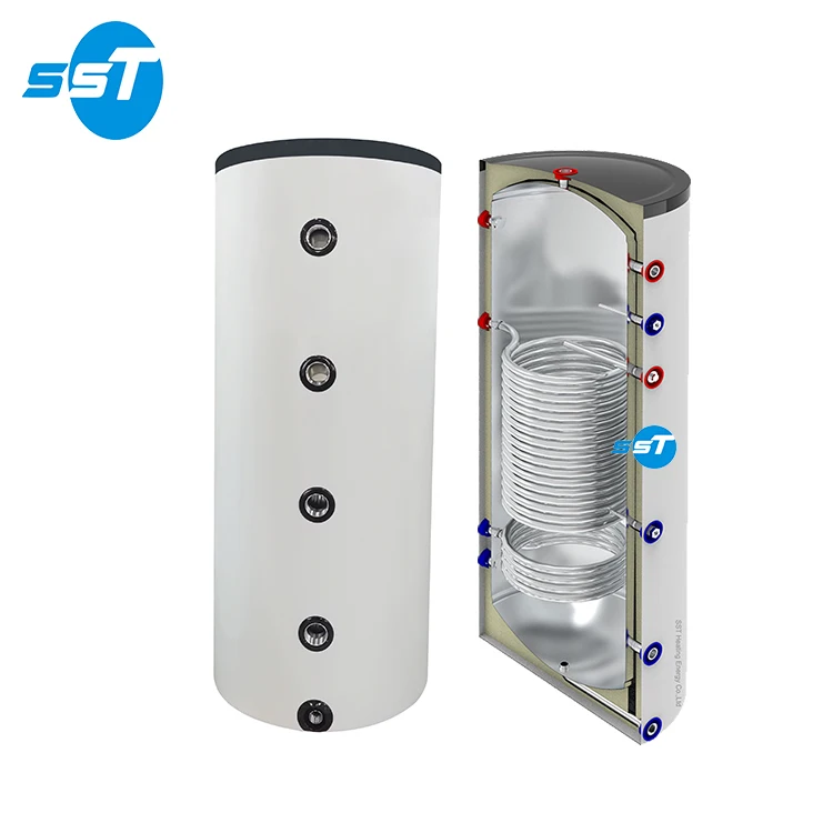 200l 300l 400l 500l Multi-function Tank Air Source Heat Pump Water Tank With Stainless Steel Coil