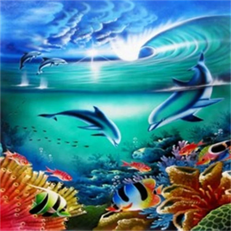 Ocean View Wallpaper Foam Bricks Wallpaper Sky Blue 3D Brick Wall Sticker Pattern Wallpaper