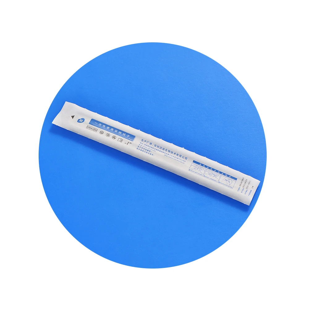 Medical Disposable Transport Collection Nylon Flocked Sterile Nasal Sample Swab