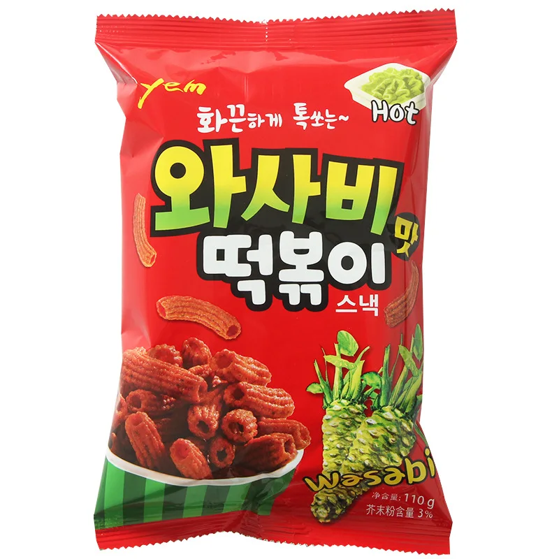 Korean food imported rice cake sticks lobster flavour turkey flavour 100g leisure office snacks snacks