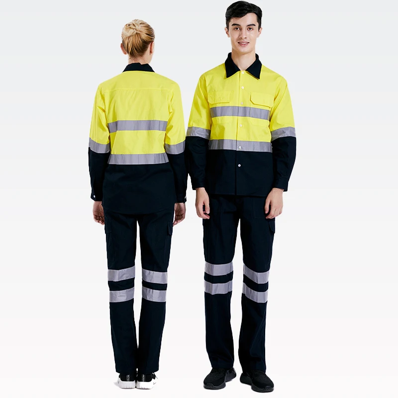 Verified Factory Price Cotton Flame Retardant Reflective Joint Clothing Fireman OEM Work Uniform Customized Fireman Sam Costume