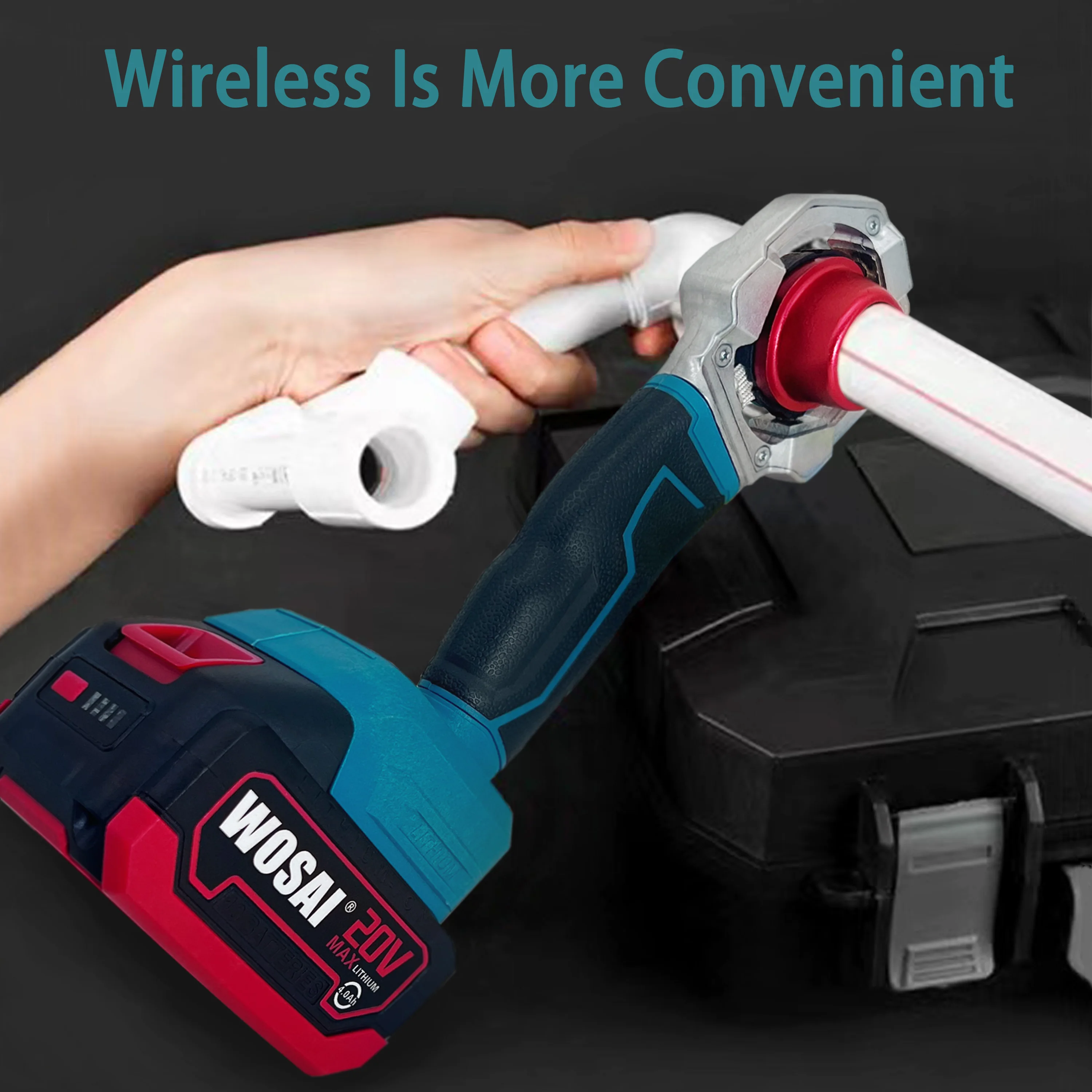 Easily Operation Cordless Power Tools 20V 120W Lithium Battery Automatic Heat Gun PPR Heat Welding Machine