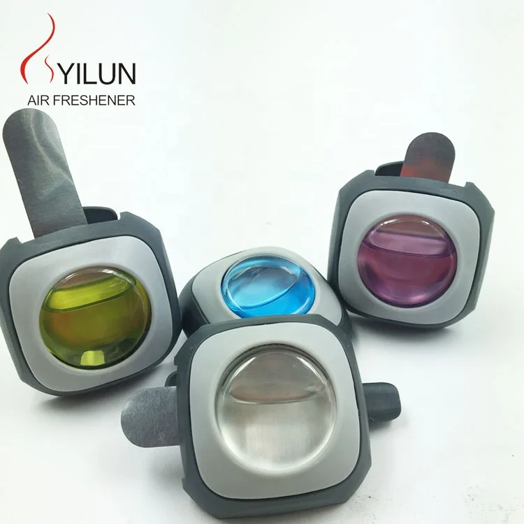 4ml Different colors auto air conditioner air outlet perfume plastic clip liquid membrane air freshener for car vent