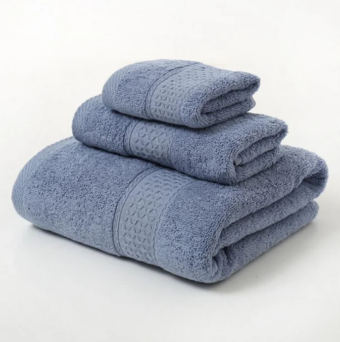 Super Absorbent Large  Perfect Towels 3 in 1 Set Soft Towel ( Combo Pack)