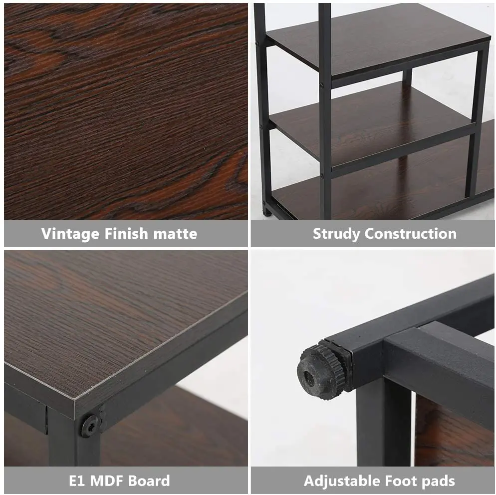 Free-standing Closet Organizer Clothing Shops Display Stands Clothes Garment Racks