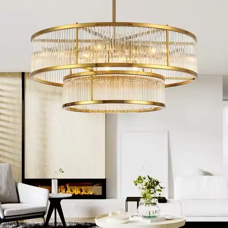 art decor glass chandelier nordic modern style decorative pendant light for living room bedroom