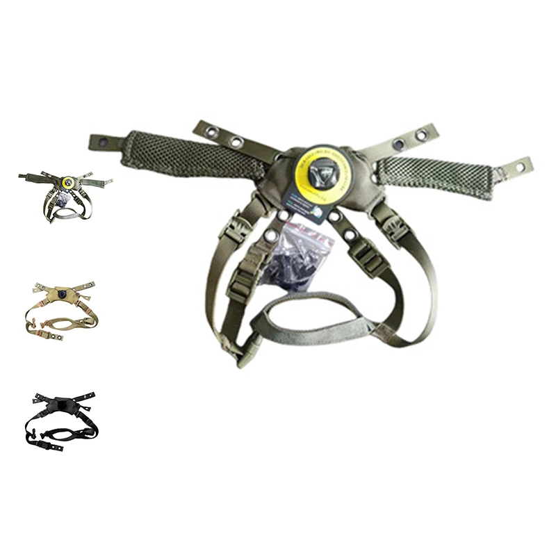 SIVI Hunting Wendy Helmet Chin Strap 4 Points for Tactical Fast/MICH/IBH Bump Helmets