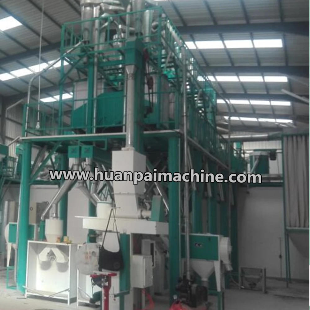 50t /24h industrial grain mill/roller mill/wheat flour mill plant