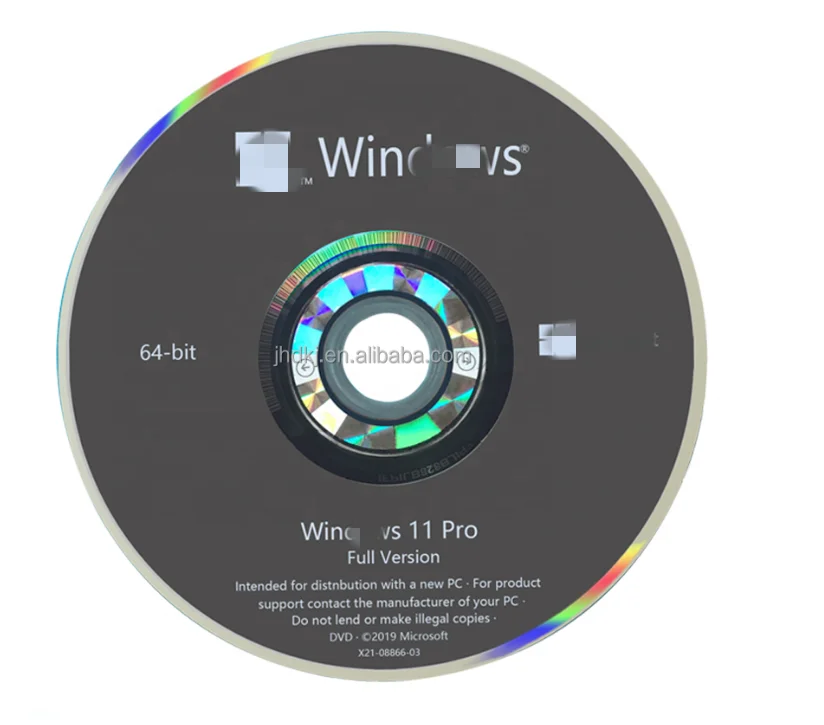 Оригинальная компьютерная система MS winndows 11 pro 64 bit sticker Winndows Pro DVD OEM полная упаковка программного