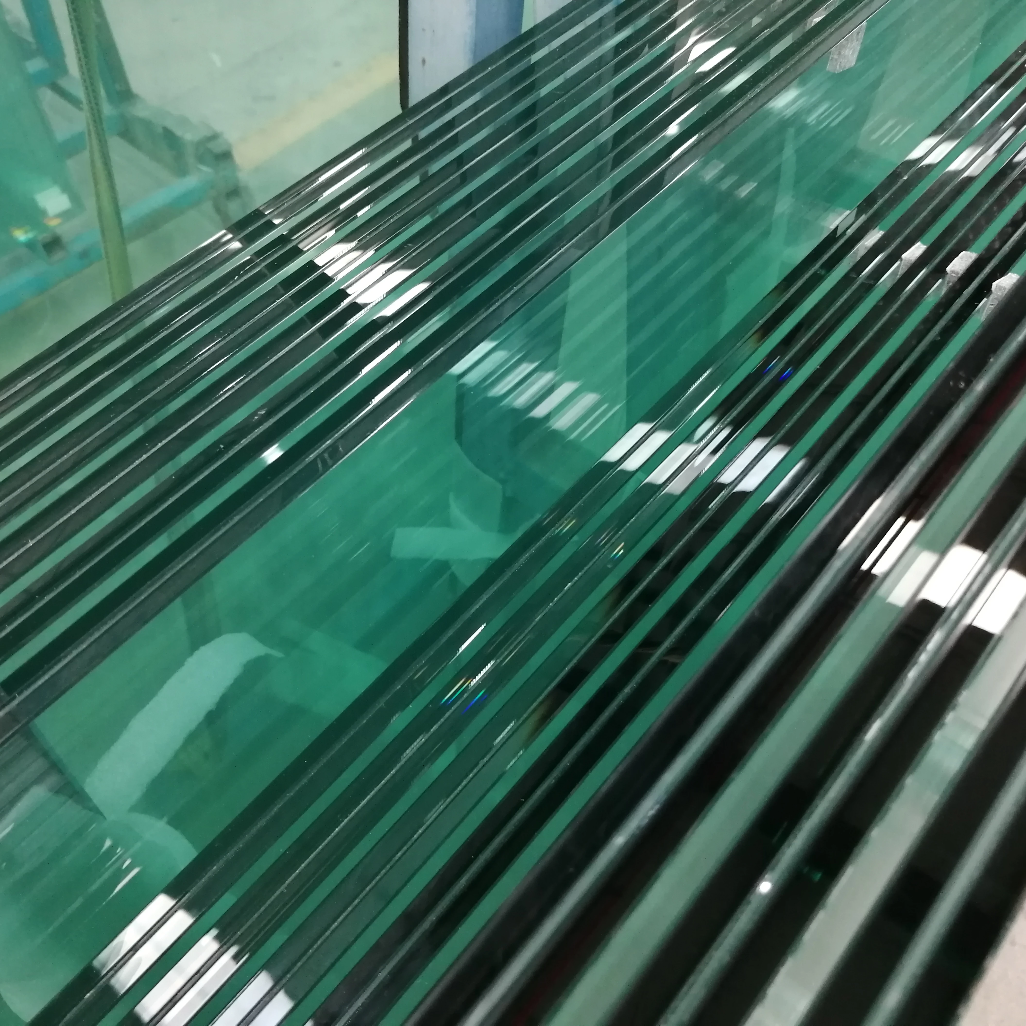 clear temper laminated doom glass