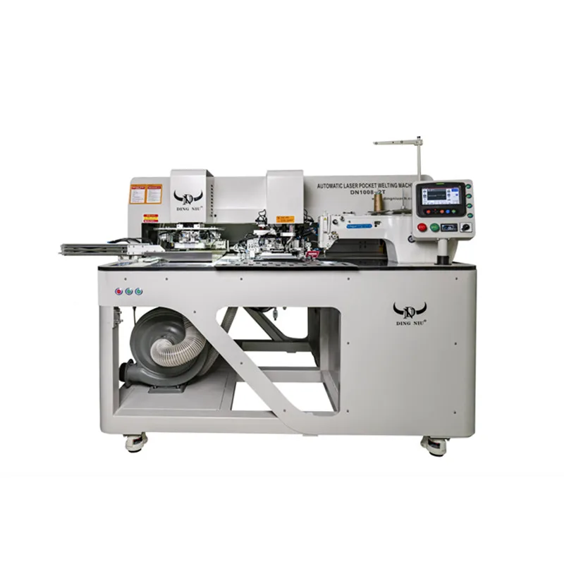 automatic pocket welting machine ironing free patch pocket sewing machine with laser