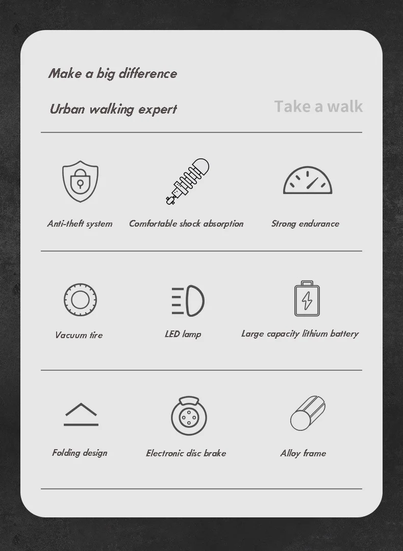 500w brushless motor big battery high quality  electric mobility scooter powerful for adults