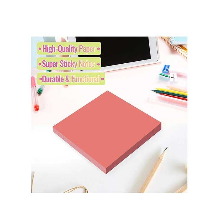 Tom art manufacturer Custom brand clear multi-colors paper bible Sticky Notes Memo Pads self-adhesive Sticky Notes for office