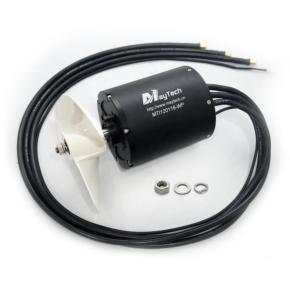 Maytech 18.8KW 120116 Motor with 7.5x7 inch Propeller Fully Waterproof for Electric Surfboard Jetski