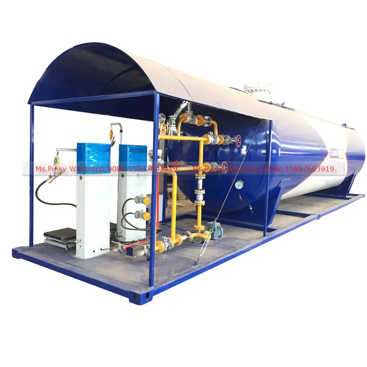 20000Liters LPG Filling Skid Station With Complete Cooking Gas Plant for Nigeria Market