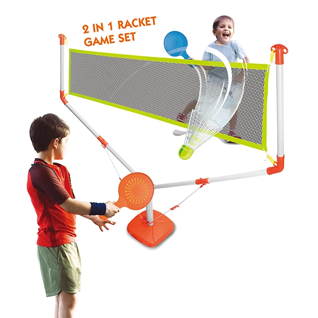 2 in 1 Tennis Badminton Racket Game Set Outdoor Backyard Beach Sports Toys for kids